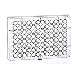 Microplate, 96 well, PS, U-bottom, Clear, CELLSTAR cell repellant, Lid, Sterile, Indiv. packed /PK 6