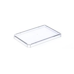 Lid, PS, High Profile (9mm) for microplates, Clear, Sterile, D/Rnase-, Indiv. packed /PK 100