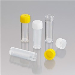 Tube 5ml Flat Bottom (Screw Cap) PP Unlabelled/ PK 3200