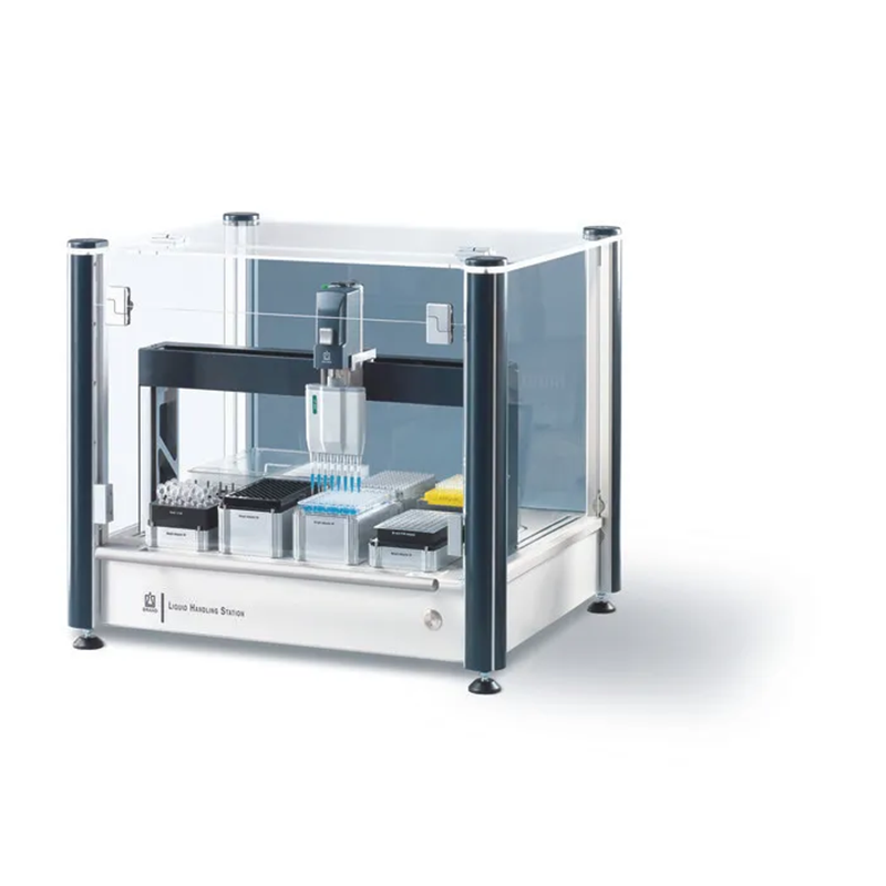 <p>The Liquid Handling Station (LHS) is your personal pipetting robot &ndash; an outstanding solution to automate common repetitive pipetting tasks without the complexity and cost of large-scale devices. The LHS makes the benefits of automation accessible to those working with smaller sample volumes in a wide range of pipetting applications covering everything from ELISA to cherry picking to serial dilution.</p>
<ul class="list-ul">
<li><strong>Intuitive</strong> &ndash; Simple method creation in minutes with the intuitive software &ndash; no programming needed!</li>
<li><strong>Versatile</strong> &ndash; Seven configurable work positions accommodate individual vessels up to 384-well plates, covering nearly any pipetting need</li>
<li><strong>Compact</strong> &ndash; with a footprint of 60 x 49 cm and just 53cm tall, the LHS fits right on your lab bench</li>
<li><strong>Consistent</strong> &ndash; eliminates pipetting errors from monotonous, repetitive tasks, producing consistent results and saving you time</li>
</ul>
<br><a href="/contact"><img alt="" height="296" width="800" src="/images/CategoryImages/Pipette Robot - 800 wide.png?u=1csLGW"></a>